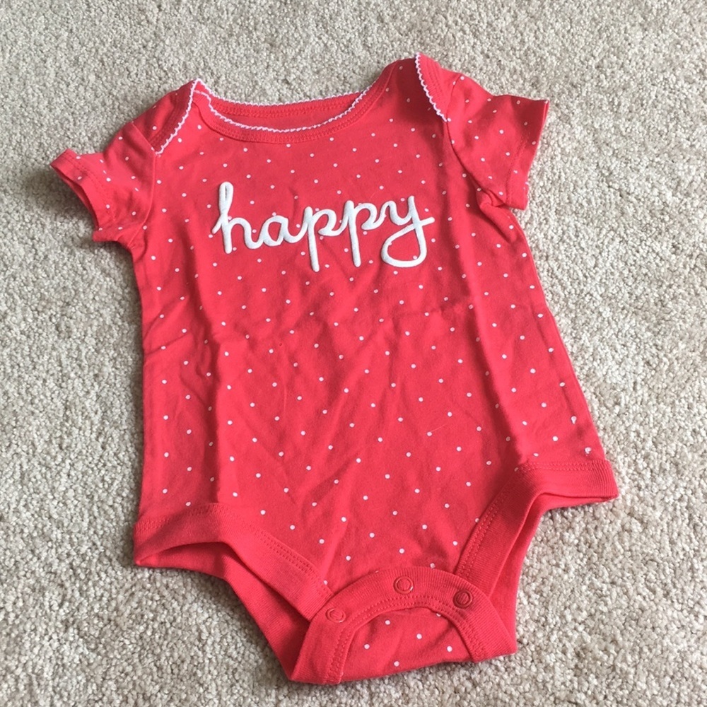 ⚡️$4 FLASH SALE⚡️ NWOT Red Bodysuit 3-6